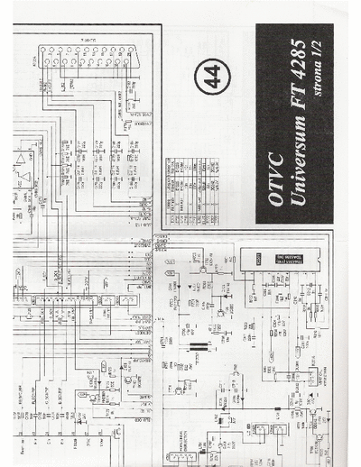 Universum FT 4285 serwis manual rar.